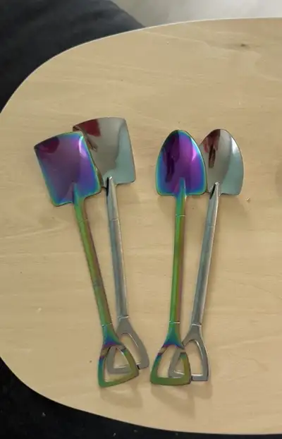 NEW! Set of 4 Shovel Spoons, View more