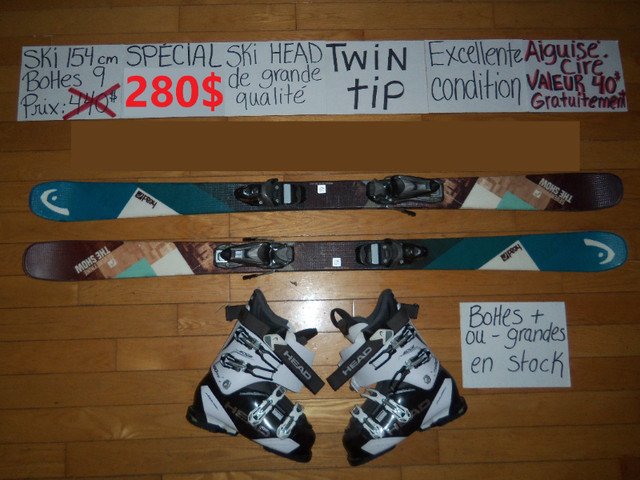 Ensembles kit de ski TWIN TIP 150 160 164 166 168 170 171 176 cm dans Ski  à Drummondville
