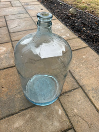 23 litre  demijohn , glass, great for wine and beer making