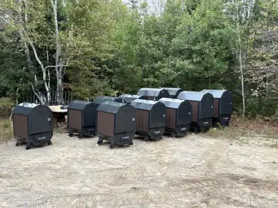 Portage&Main outdoor boilers four models available, They are high effiency models, brick lined base,...