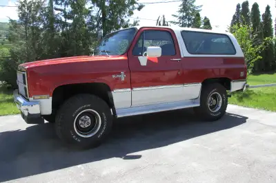 For Sale 1981 4WD Chev Blazer. The Blazer has undergone a full body off frame restoration. It has le...