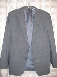 Men's Vintage pure new wool suit jacket - fits 32-34/small