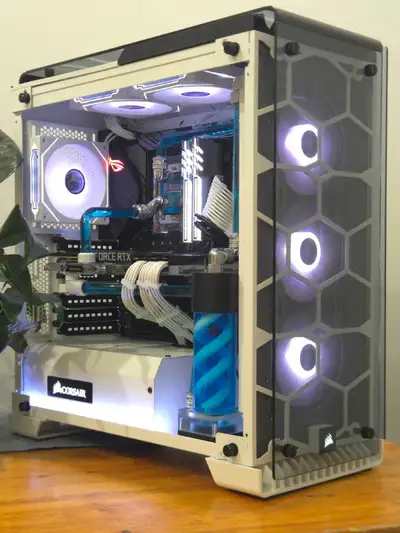Custom Waterloop Gaming PC | 1TB SSD 32GB RAM, View more