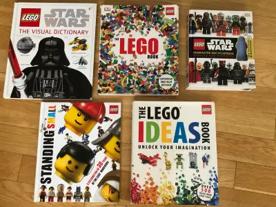 5 Hard Cover LEGO Books, View more
