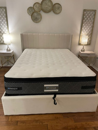 New King & Queen Size Ivory Beds | Storage beds Hydraulic frames
