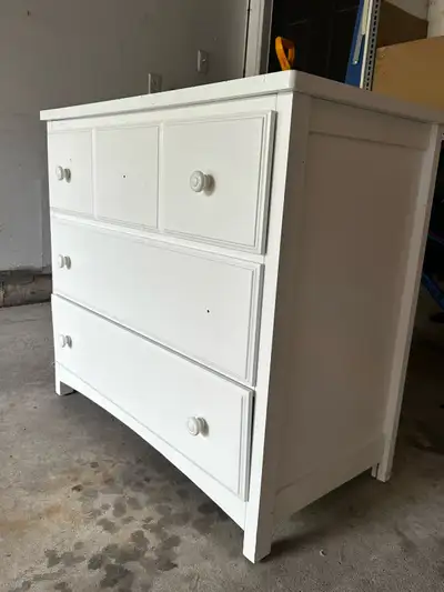 White 4-Drawer Dresser, View more