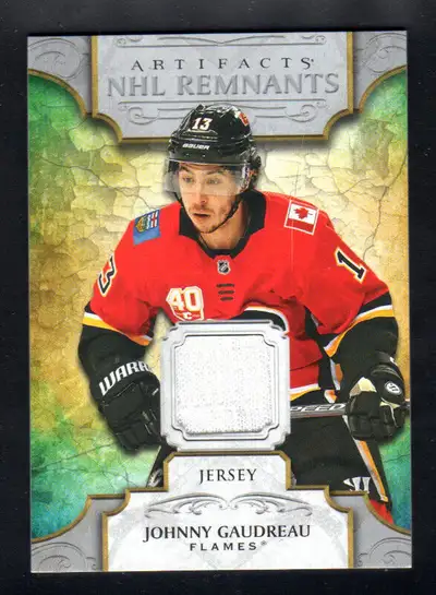 2020-21 Artifacts NHL Remnants #NRJG Johnny Gaudreau, View more