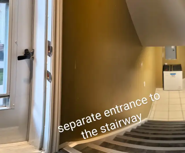 One bedroom basement with separate entrance & free parking