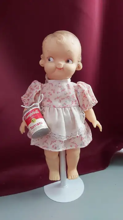 Vintage Campbell's Soup Squeaky Doll, View more