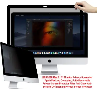 (NEW) BERSEM iMac 21.5” Monitor Privacy Screen Apple Desktop, View more