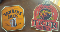 5 Beer Pump Clips, Home Bar or Man Cave, Tanner's Jack/Everards