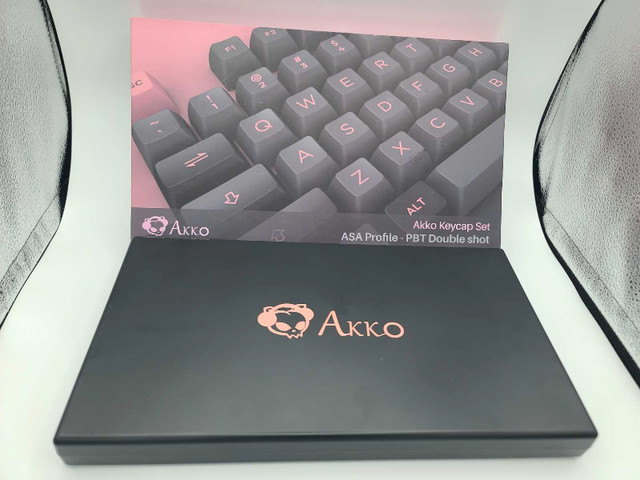  Akko Black&Pink 229-Key Cherry Profile Keycap Set  in Mice, Keyboards & Webcams in Mississauga / Peel Region - Image 2