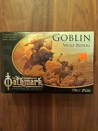 Oathmark - Goblin Wolf Riders (Fantasy Mass Battle game)