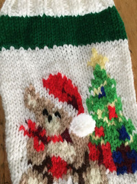 Christmas Sock Hand Knit