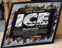 1993 Budweiser Draft Beer Mirror