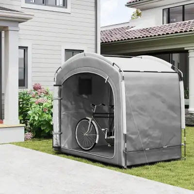 Outsunny Bike Storage Shed Tent, Portable and Waterproof with 21, View more