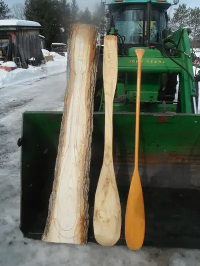 Ash, maple paddle blanks. $20.00 each - $100.00 minimum Cherry and walnut also avail. Please call 61...