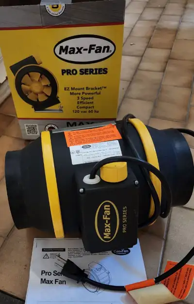 Max-Fan Pro Series 6″ 420 CFM, View more