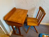 Antique Children's Desk and Chair