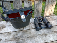 Binoculars, Vintage, Case & Lens Covers Incl, Possibly German