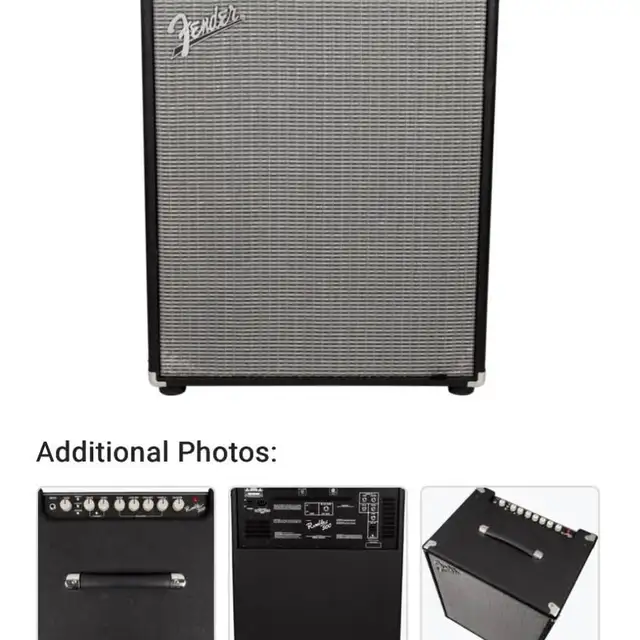 Fender Rumble 500 Bass Amp in Guitars in City of Toronto - Image 4