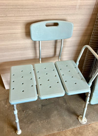 Transfer bench shower chair for elderly