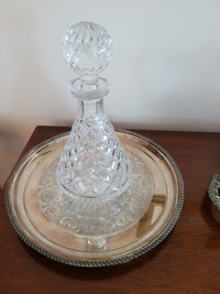 "Waterford" crystal decanter “roly poly”