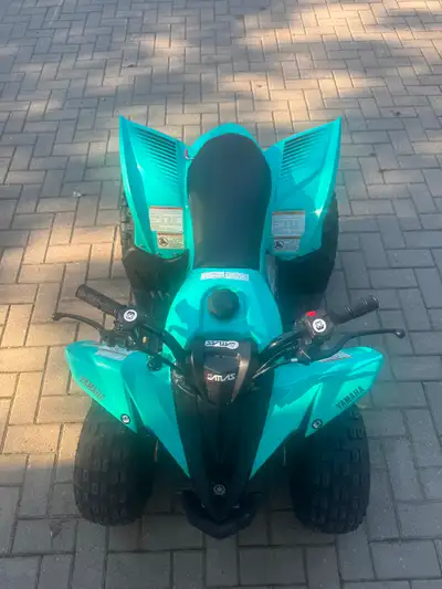 Selling my sons like new 2024 yfz50. Very minimal use, won’t find a used one cleaner. Sits inside un...