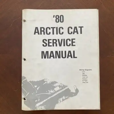1980 Arctic Cat Wiring Diagrams Service Manual (0153-324), View more