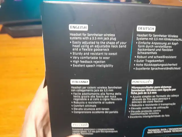 Sennheiser ME 3-II Headset Mic in Pro Audio & Recording Equipment in Mississauga / Peel Region - Image 3