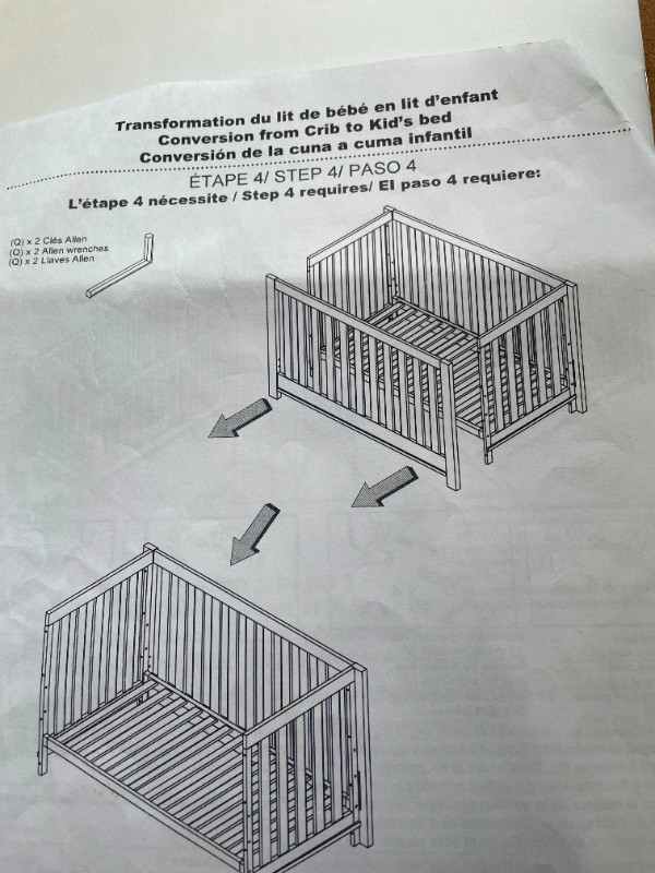 3-1 Convertible Crib in Cribs in Gatineau - Image 2
