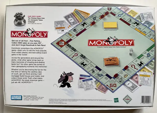 Monopoly Board Game (Ages 8 to Adult) in Toys & Games in Delta/Surrey/Langley - Image 5
