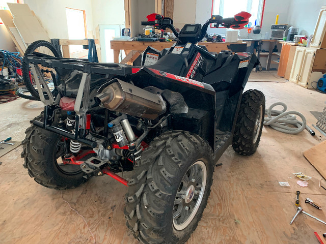 Scrambler 850 1.2kms has power steering in ATV Parts, Trailers & Accessories in Edmonton - Image 3