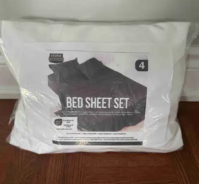 Twin Sheet Set for Single Bed White new, View more