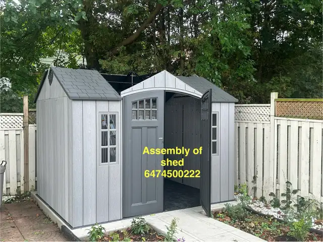 assembly of storage shed in Outdoor Tools & Storage in City of Toronto - Image 3