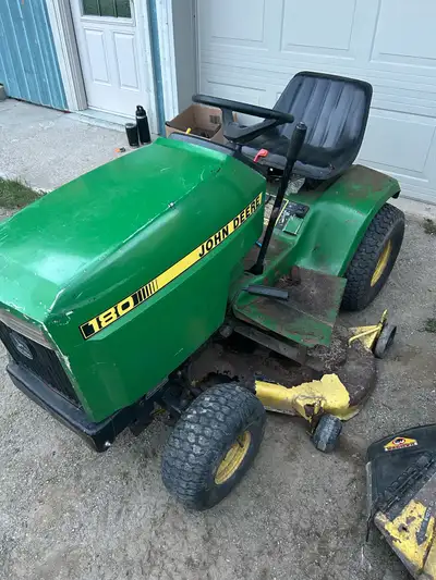 Parts machine or fix it up Runs good Recent tune up Mower deck needs rebuilt Makes the odd click noi...