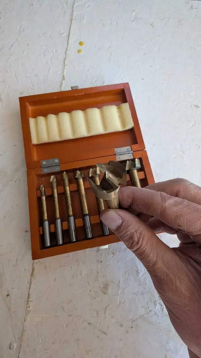 Set of Forstner Bits in Wooden Case in Power Tools in Oshawa / Durham Region - Image 6