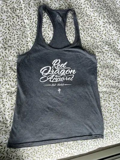 Red Dragon racer back tank, View more