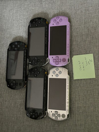 Sony PSP Lot of 5 need repair