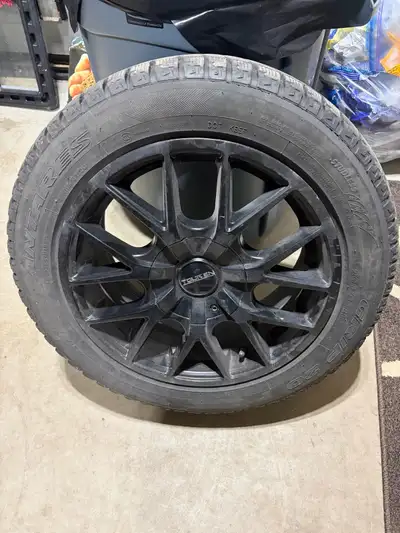 205/55 R16 inch winter tires with rims Previously used on a Mini Cooper S Only used for 1 season