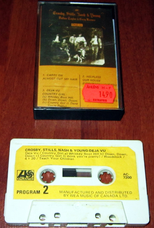 Cassette Tape :: Crosby, Stills, Nash & Young – Déjà Vu in CDs, DVDs & Blu-ray in Hamilton - Image 3