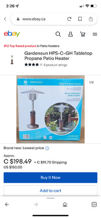 Patio gas lamp