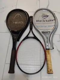 Batch of 3 tennis raquets ($60)