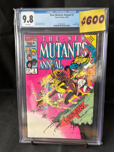 Marvel New Mutants Annual #2 cgc 9.8 comic , View more