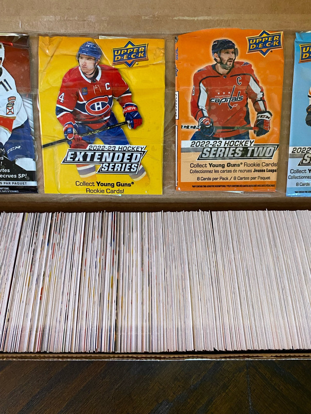 800 22-23 Upper Deck Hockey Card Singles in Arts & Collectibles in Chatham-Kent - Image 2
