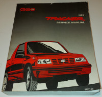 1993 Tracker GEO Service Manual