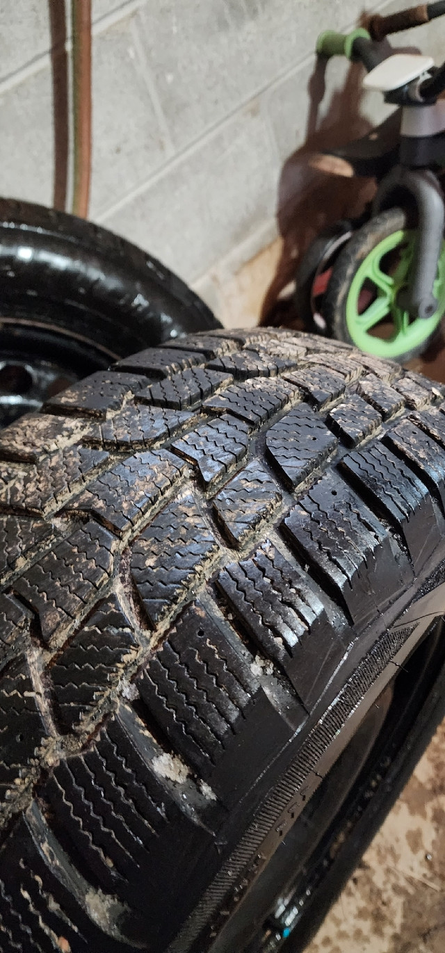 Cooper evolution snow tires on rims.215/65r16 in Tires & Rims in Peterborough - Image 2