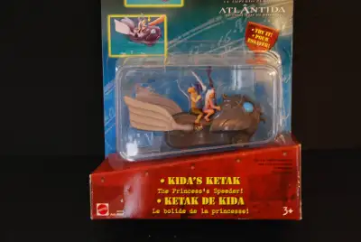 Disney ATLANTIS 2000 Talking Action Figure "Kida's Ketak" NIB