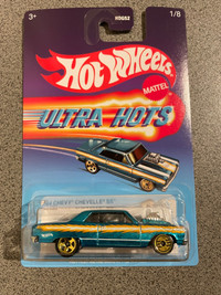 Hot wheels Ultra Hots 64 Chevy Chevelle SS blue 