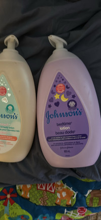 Baby lotion baby wash baby shampoo used a couple times